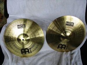 Bonito PAR de platillos de latón Roland MEINL Alemania HiHat 14 - Imagen 1 de 3