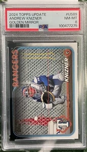 2024 TOPPS UPDATE GOLDEN MIRROR PSA 8 ANDREW KNIZNER US89 - Picture 1 of 2