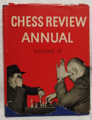 Chess Review Annual 1947 Volume 15 Vtg 12 Monthly Magazines In Bound HC Book  - Image 1 of 4