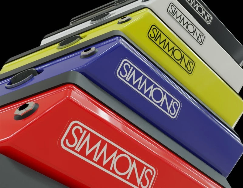 Reproduktion Simmons SDS8 Pad Aufkleber (schwarz oder weiß) - Bild 1 von 1