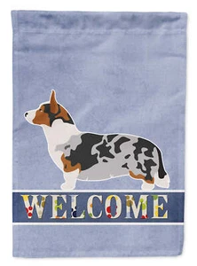 Welsh Corgi Cardigan Welcome Flag Garden Size BB8313GF - Picture 1 of 3
