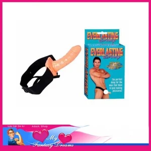 Everlasting Dong - Male Strap On Insta Cock Flesh Hollow Harness Dildo 6" Suits - Picture 1 of 6