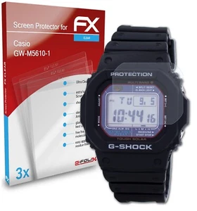 atFoliX 3x Folia ochronna ekranu do Casio GW-M5610-1 Ochrona ekranu przezroczysta - Zdjęcie 1 z 8