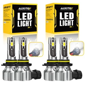 Kit de faros LED blancos 60000LM 6500K 4X para CANbus AUXITO 9005 9006 - Imagen 1 de 16