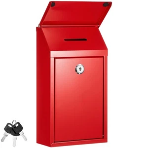 Yaocom Metal Donation Box Collection Safe Suggestion Box with Slot and Lock W... - Picture 1 of 6