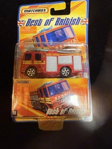 Matchbox "Best of British" - #11 Dennis Sabre Fire Truck - Red NIB - Picture 1 of 6