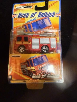 Matchbox "Best of British" - #11 Dennis Sabre Fire Truck - Red NIB - Image 1 of 4