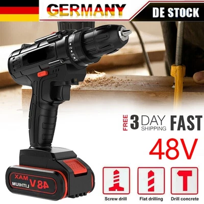 48V Elektroschrauber Starkes Drehmoment Variable Geschwindigkeit 3 Betriebsmodi - Bild 1 von 4