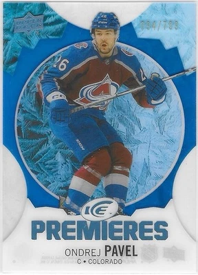 2023-24 Upper Deck Ice Premieres Blue Ondrej Pavel 094/799 - Image 1 of 2