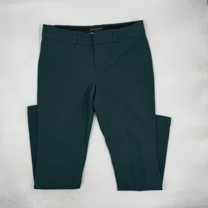Banana Republic Damen Sloan Hose Größe 00P Grün Baumwollmischung Stretch Schmales Bein - Bild 1 von 11