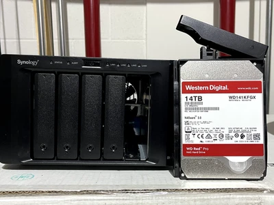 Synology 5-Bay NAS + 70TB Storage (5x 14TB WD Red PRO)  - Image 1 of 2