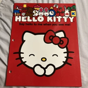 NOS Sanrio Hello Kitty Folder Red “Say Hello When You See Me” 2012 Paper Giggles - Picture 1 of 3
