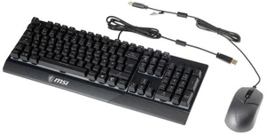 MSI Vigor GK30 Combo DE Gaming Keyboard and GM11 Gaming Mouse (Wired, Plunger Sw - Picture 1 of 6