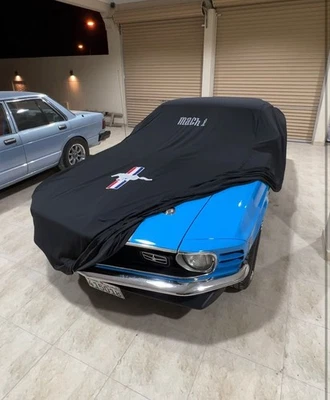 Cubierta de auto para Mustang 1965-2026 - personalizada para todos los modelos con logotipo cubierta de auto interior Foto 1 de 4