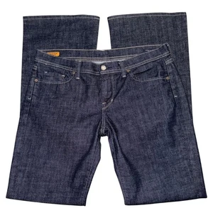 Citizens of Humanity Naomi Low Waist Dark Wash Flare Leg Jeans Size 31 Y2K style - Picture 1 of 11