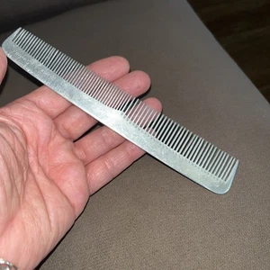 Swedish Allied Aluminum Comb Silver 225 Made in Sweden Barber Beautician Vintage - Picture 1 of 6