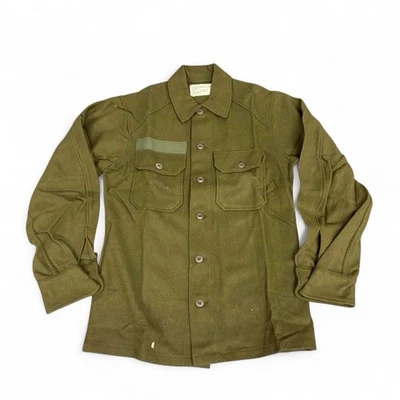 Vintage 1970s military wool shirt Sz:S - Image 1 of 4
