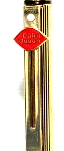 Matita Mech "DAIRY QUEEN*SHEAFFER'S U.S.A. Placcata ORO" PUNTO BIANCO Funzionante - Foto 1 di 23