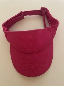 Augusta Sportswear Youth Pink Sun Visor Hat Cap Summer Sports Adjustable - Picture 1 of 9