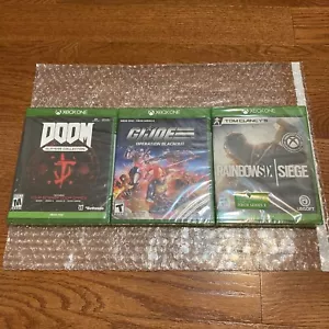 (Xbox One)Doom Slayers Collection/G.I Joe Operation Blackout/Rainbow Six Siege - Picture 1 of 3