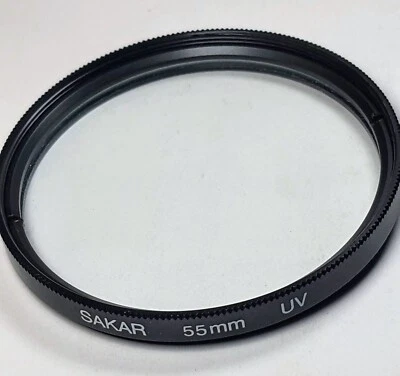 Genuine Sakar 55mm UV Ultraviolet Protection Glass Lens Filter 55 mm E55 E-55 - Image 1 of 4