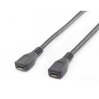 Prolunga Micro USB Femmina a Femmina Prolunga Sincronizzazione Dati Cavo di Ricarica Adattatore - Immagine 1 di 2