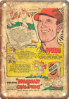 Wheaties Vintage Comic Book Ad 12" x 9" Reproduction Metal Sign J834