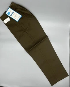 Pantalones Vintage Años 70 SEARS PERMA-PREST Niños OLIVA NUEVO CON ETIQUETAS DEADSTOCK Talla 8 Niños - Imagen 1 de 4