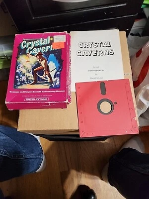 RARE Crystal Caverns by Hayden for Commodore 64 In Box - Image 1 of 4