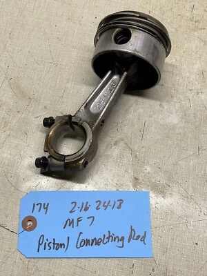Pistón y varilla de conexión para tractor Massey Ferguson MF-7 Tecumseh H70 Foto 1 de 4