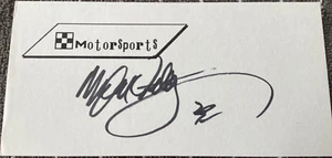 MICHAEL WALTRIP Personally Autographed Signed NASCAR Card RACING FreeShip - Picture 1 of 2