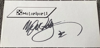 MICHAEL WALTRIP Personally Autographed Signed NASCAR Card RACING FreeShip - Image 1 of 2