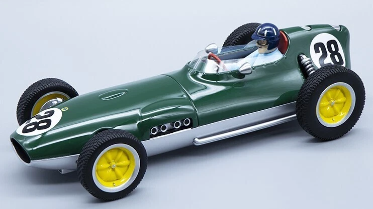 LOTUS 16 CHAMPIONSHIP N.28 BRITISH GP 1959 GRAHAM HILL W/DRIVER 1:18 - Immagine 1 di 1