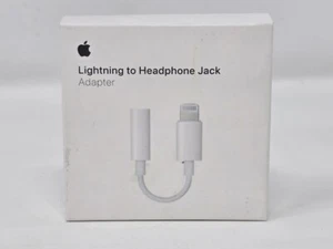 Véritable Apple - Adaptateur audio Lightning vers 3,5 mm MMX62AM/A - Blanc - Photo 1 sur 4