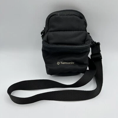 Samsonite Small Camera Case Padded Bag - Model 25 - Black - Vintage - Image 1 of 4