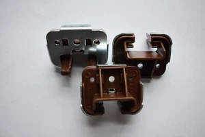 3x Kenlin Rite-Trak I Guida Cassetto Scivolo e Supporto Metallo con Viti - Autentico - Foto 1 di 2