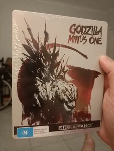 Godzilla Minus One (1) Limited Ed Steelbook (4K UHD + Blu-ray) New Sealed Reg B - Picture 1 of 2
