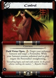 Legend of the Five Rings L5R CCG TF Twenty Festivals Control - Picture 1 of 1