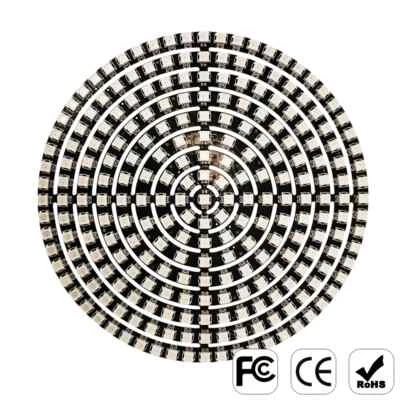 Módulo redondo DC5V WS2812B RGB anillo led direccionable individualmente 3 pines WS2812 Foto 1 de 4