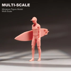 1/18 1/24 1/43 1/64 1/87 Surf Escena Masculina Accesorios Miniaturas Figuras Para Coches - Imagen 1 de 5