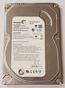 320GB SATA Seagate barracuda 7200.12 ST3320418AS 16MB HDD 3.5 " Internal Hard - Picture 1 of 1