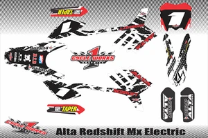 Alta Redshift Mx MXR Electric SEMI CUSTOM GRAPHICS KIT ALT3 - Picture 1 of 1