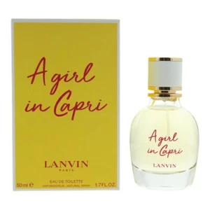 Lanvin A Girl In Capri Eau de Toilette 50ml Spray For Her - NEW. Women's EDT