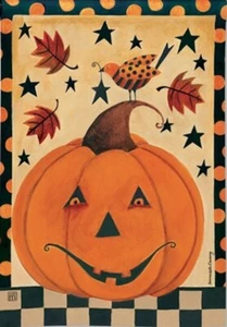 Breeze Art Premium Garden Flag COUNTRY PUMPKIN 12.5" x 18, New in Package - Picture 1 of 1