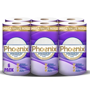 Papel TAD de cocina multiusos para hogar Phoenix Supreme 6 (6 unidades) - Imagen 1 de 8