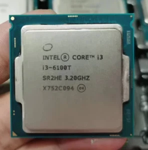 6th Gen Intel Core i3-6100T CPU LGA-1151 3.20GHz Skylake Dual-Core Desktop SR2HE - Picture 1 of 2