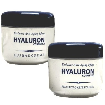 BIO-VITAL HYALURON Säure Feuchtigkeits Tages & Nacht Creme SET 250ml