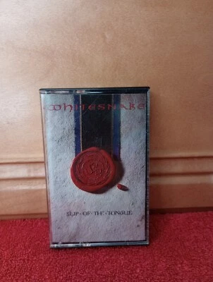 WHITESNAKE SLIP OF THE TONGUE Cassette Tape OG 1989 Hard Rock Rare - Image 1 of 4