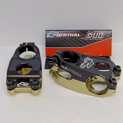 Renthal DUO Stem 31.8mm Handlebar Clamp MTB Mountain Bike Enduro DH AM Bars - Image 1 of 4