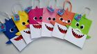 Baby Shark Favor Bags- Goodie Bags- Party Favors- 1 SET OF 6